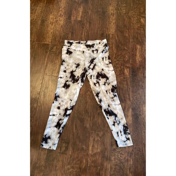 Eye Candy Black and white marble leggings 2x - Picture 1 of 4
